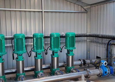 Potable Water Booster Pumps installed